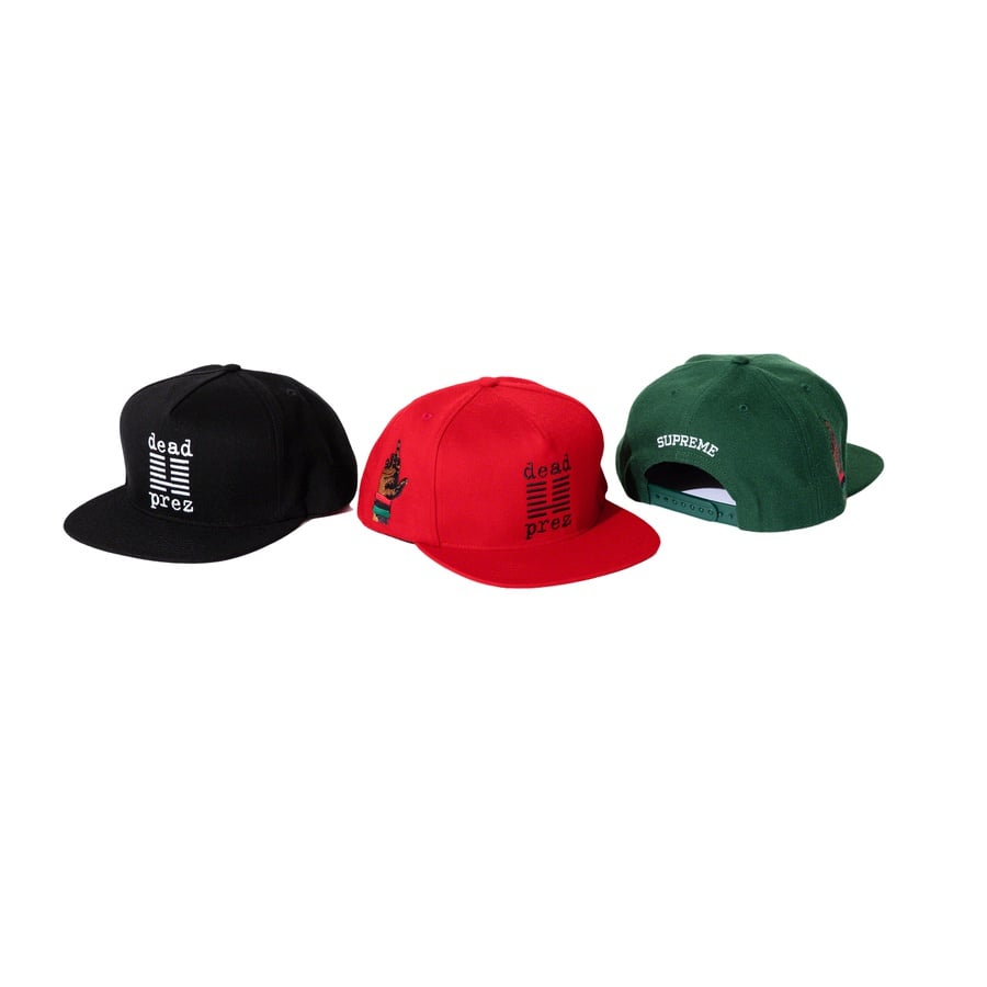 Details on Supreme dead prez 5-Panel from fall winter
                                            2019 (Price is $48)