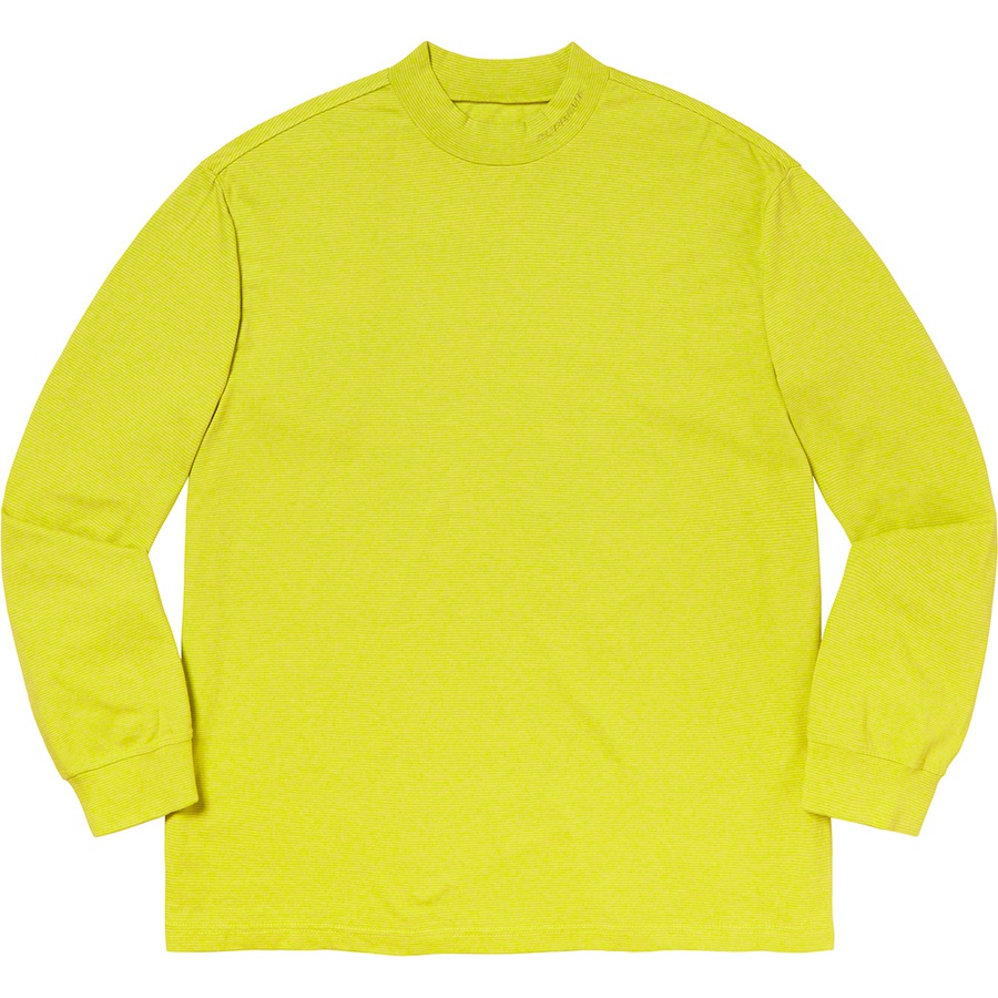 Details on Micro Stripe Mock Neck Bright Yellow from fall winter
                                                    2019 (Price is $88)