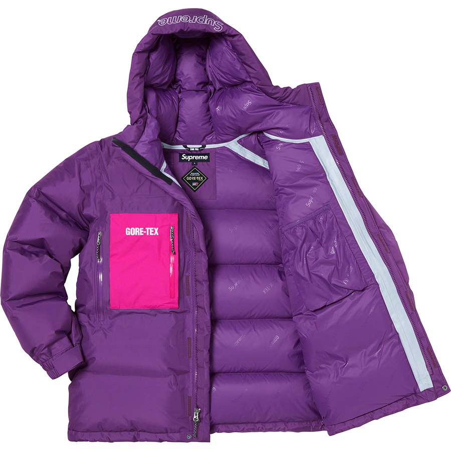 Details on GORE-TEX 700-Fill Down Parka Dark Purple from fall winter
                                                    2019 (Price is $548)