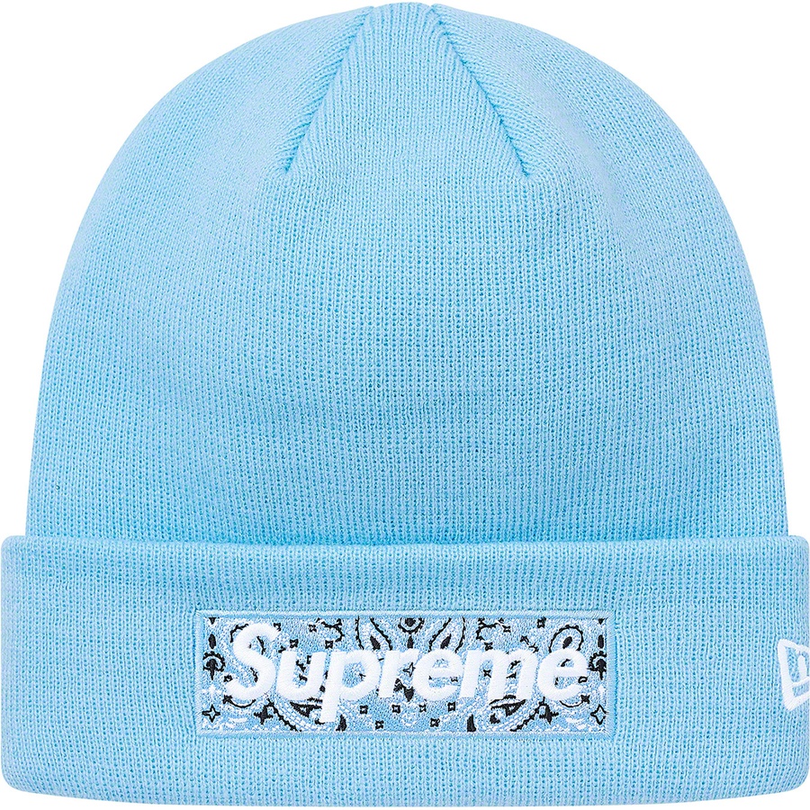 Details on New Era Box Logo Beanie Light Blue from fall winter
                                                    2019 (Price is $38)