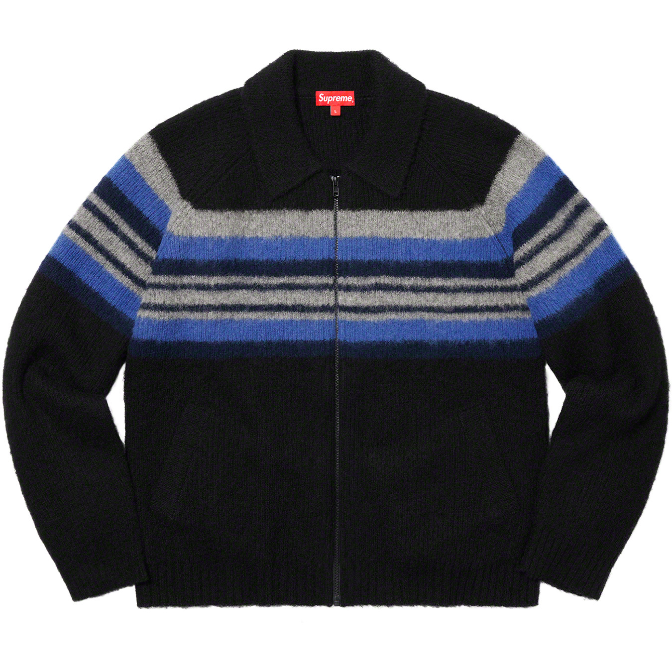 Brushed Wool Zip Up Sweater - fall winter 2019 - Supreme