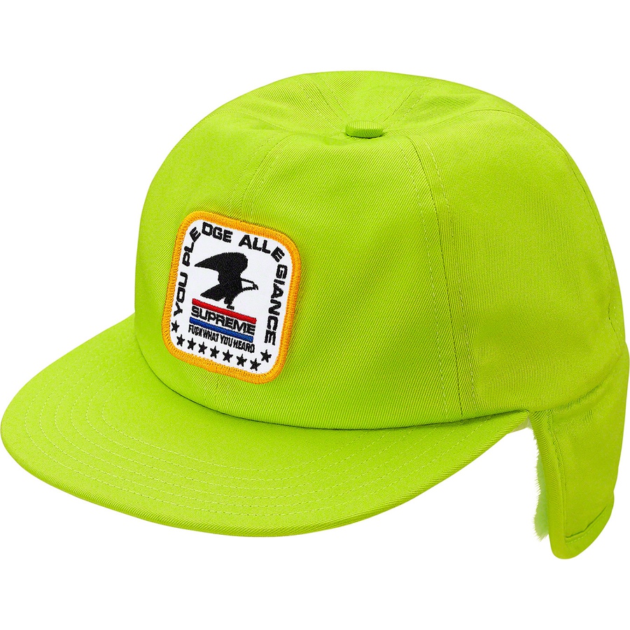 Details on Earflap 6-Panel Lime from fall winter
                                                    2019 (Price is $58)