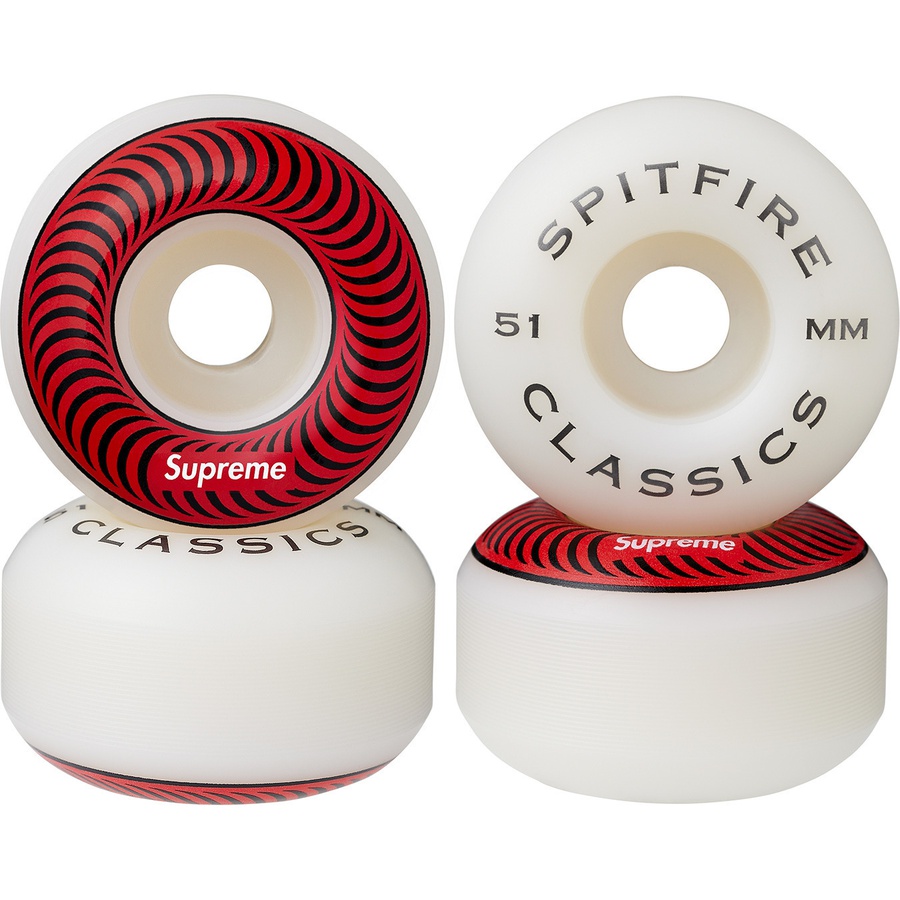 Details on Supreme Spitfire Classic Wheels (Set of 4) Red 51MM from spring summer
                                                    2020 (Price is $30)