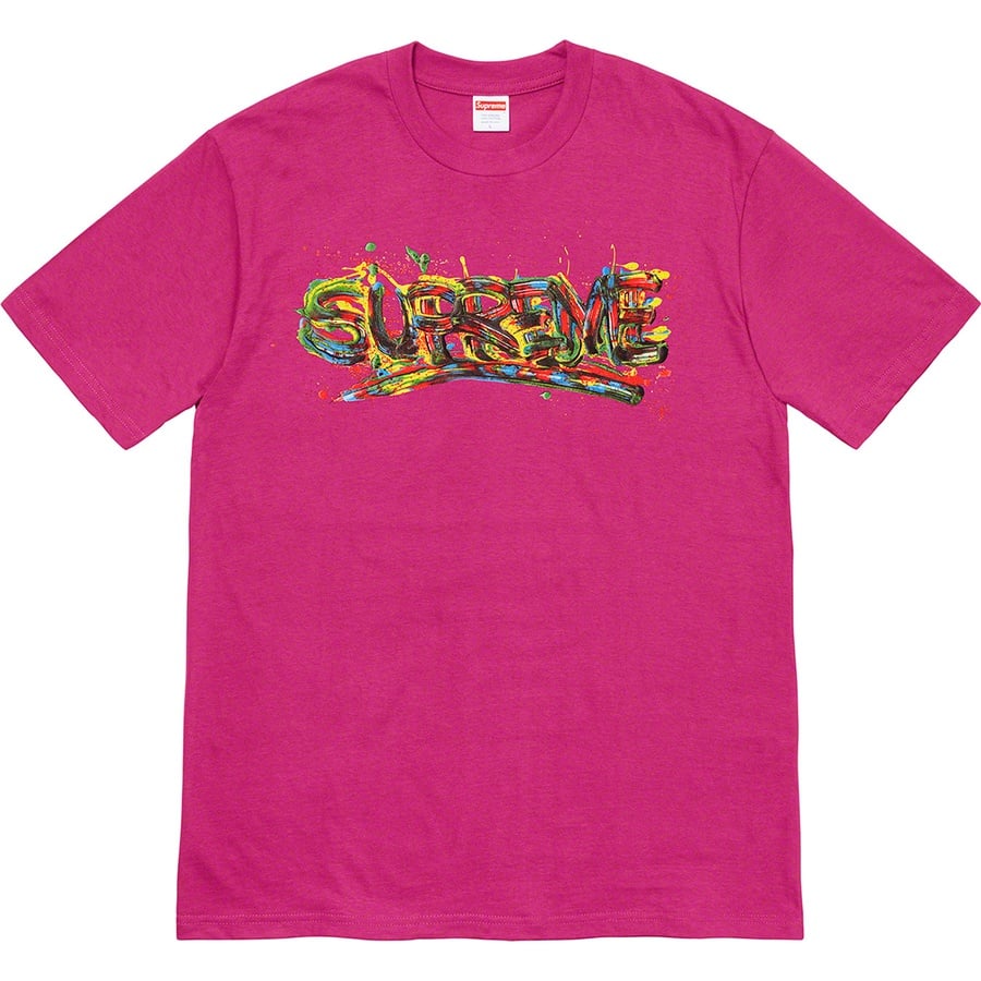 Details on Paint Logo Tee Magenta from spring summer
                                                    2020 (Price is $38)