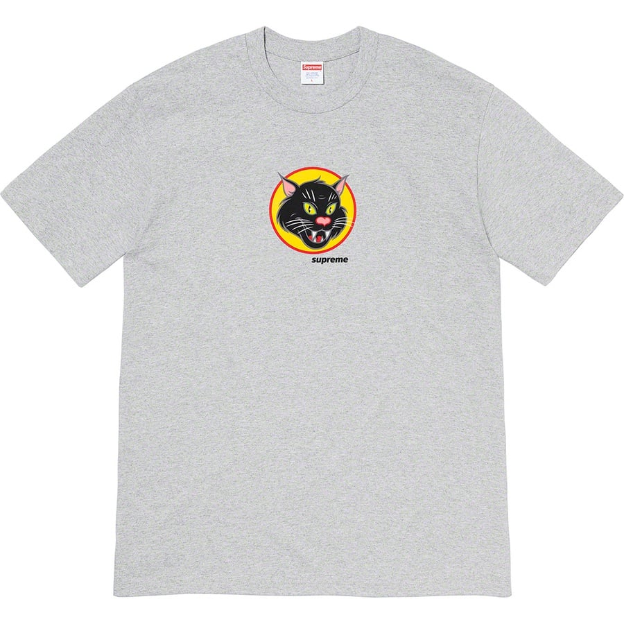 Details on Black Cat Tee Heather Grey from spring summer
                                                    2020 (Price is $38)