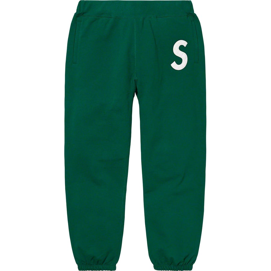 Details on S Logo Sweatpant Dark Green from spring summer
                                                    2020 (Price is $158)