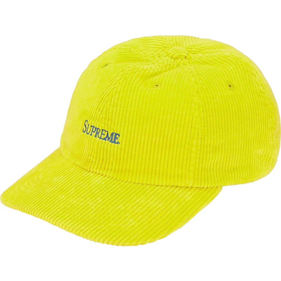 Details on Corduroy 6-Panel Neon Yellow from spring summer
                                                    2020 (Price is $48)