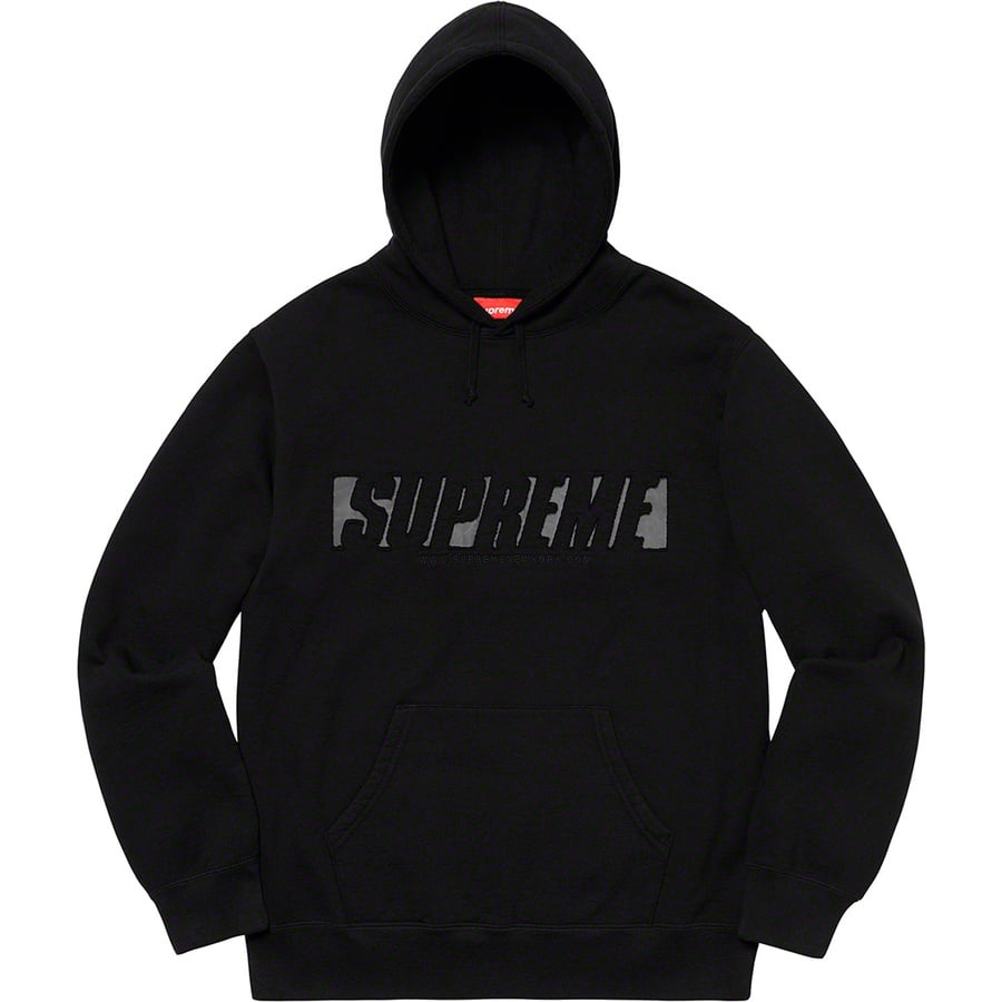Details on Reflective Cutout Hooded Sweatshirt Black from spring summer
                                                    2020 (Price is $158)
