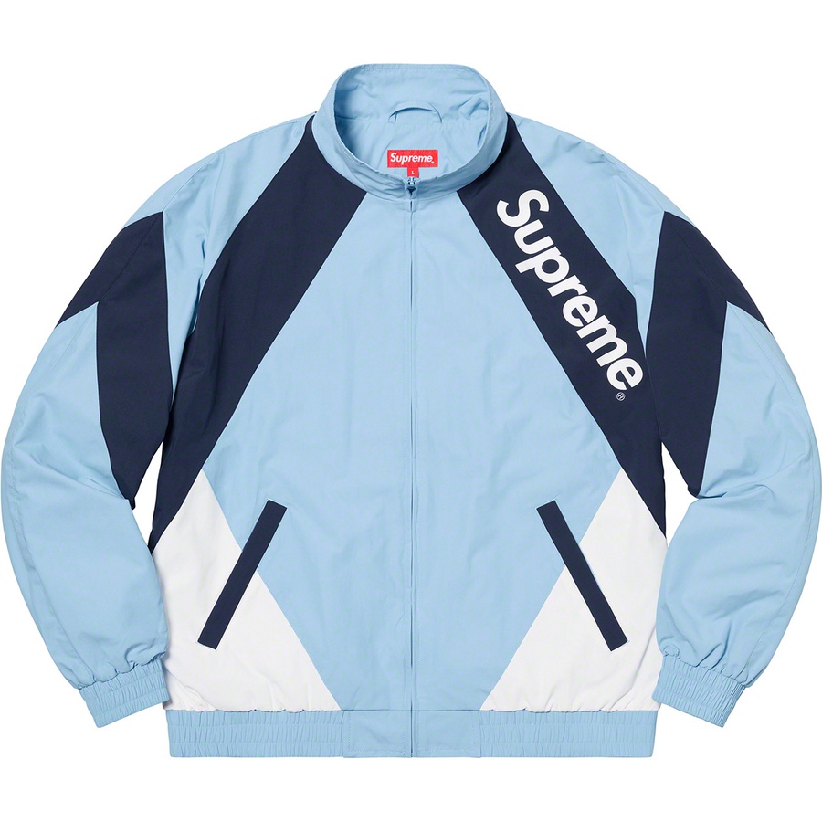 Details on Paneled Track Jacket Light Blue from spring summer
                                                    2020 (Price is $168)