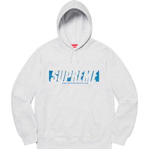 supreme reflective cutout hoodie