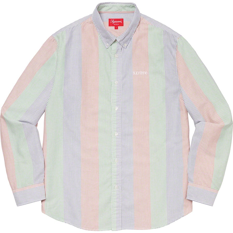 Details on Oxford Shirt Red Multi Stripe from spring summer
                                                    2020 (Price is $118)