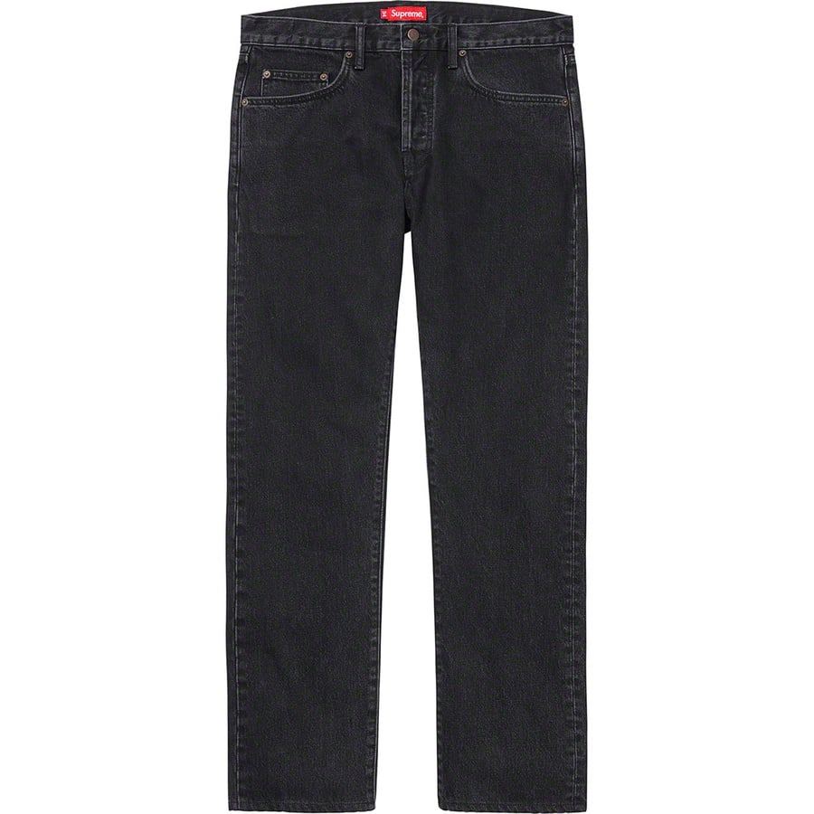 Details on Stone Washed Black Slim Jean Washed Black from spring summer
                                                    2020 (Price is $148)