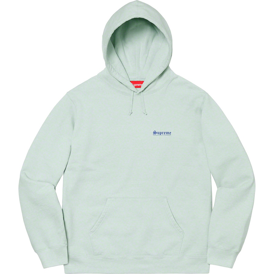 Details on Mary Hooded Sweatshirt Pale Mint from spring summer
                                                    2020 (Price is $178)