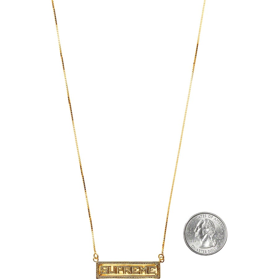 Details on Name Plate 14K Gold Pendant Gold from spring summer
                                                    2020 (Price is $498)