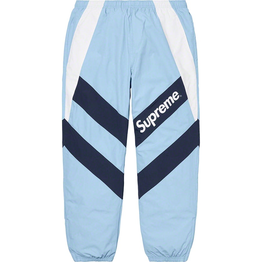 Details on Paneled Track Pant Light Blue from spring summer
                                                    2020 (Price is $128)