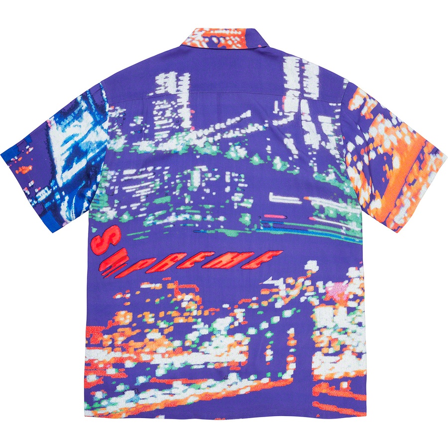 【XL】シュプリーム　City lights rayon s/s shirt