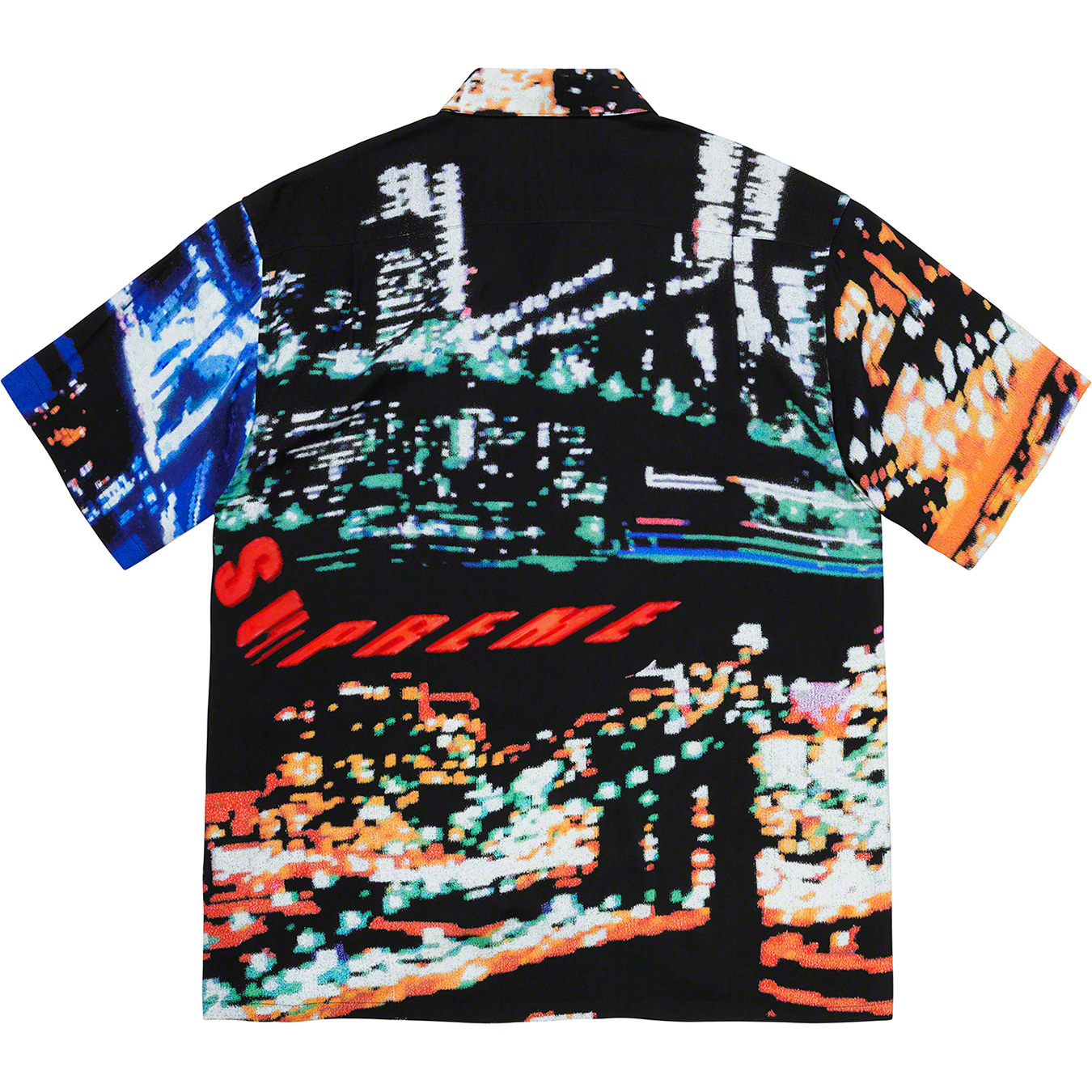 20ss Supreme City Lights Rayon S/S Shirt