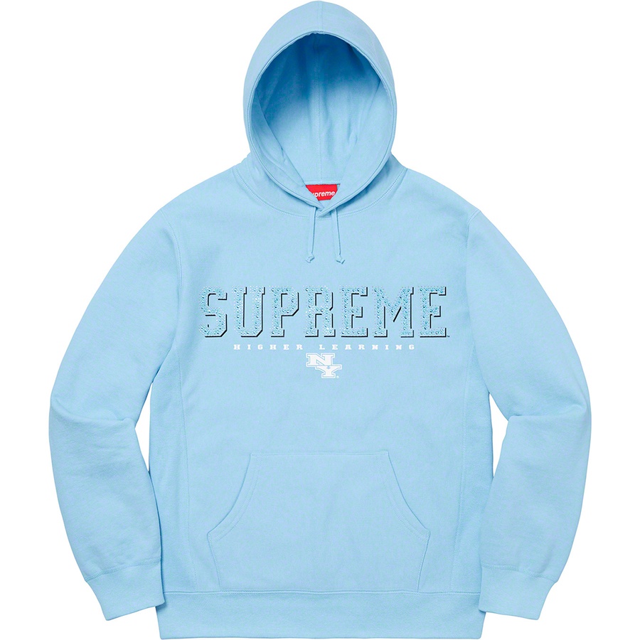 Details on Gems Hooded Sweatshirt Ice Blue from spring summer
                                                    2020 (Price is $158)