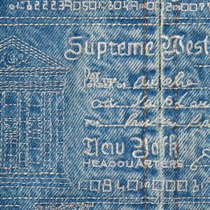 Checks Embroidered Denim Jacket - spring summer 2020 - Supreme