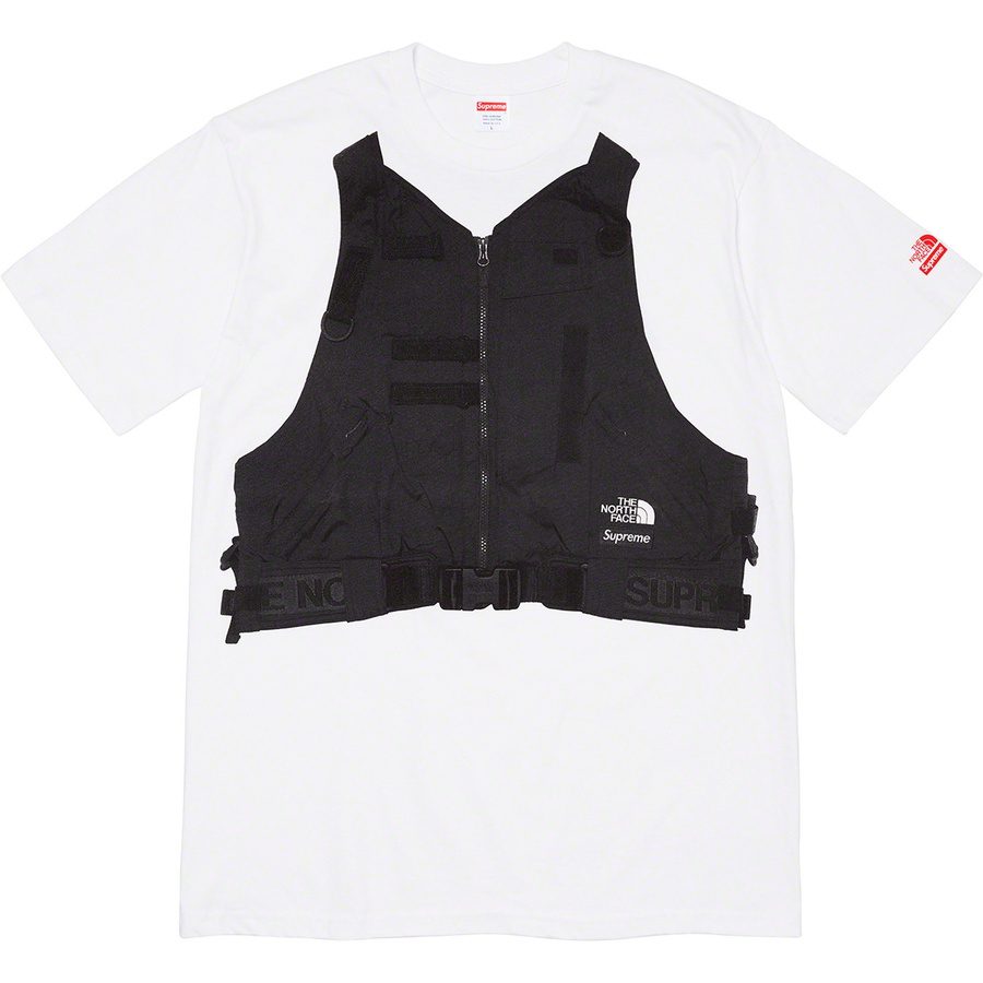 Details on Supreme The North Face RTG Tee White from spring summer
                                                    2020 (Price is $55)