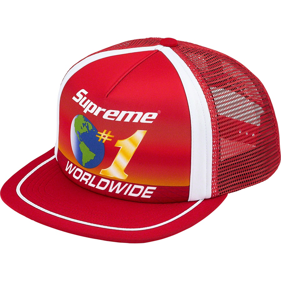 Details on Worldwide Mesh Back 5-Panel Red from spring summer
                                                    2020 (Price is $46)