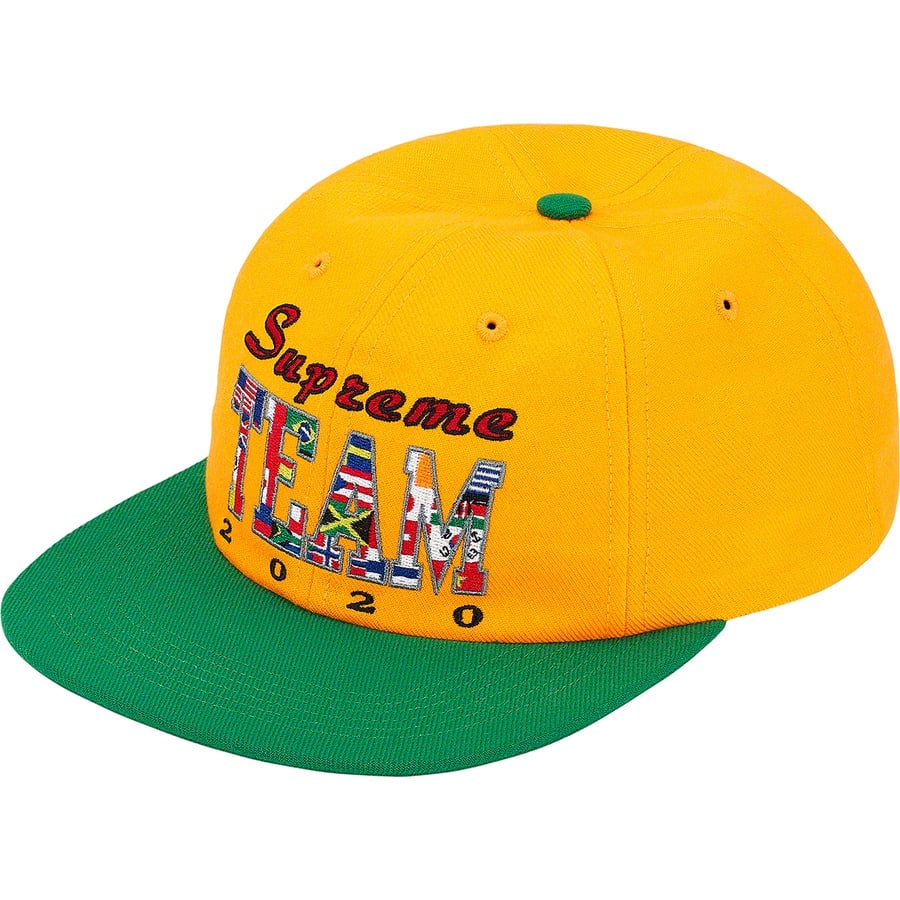 Details on Supreme Team 6-Panel Yellow from spring summer
                                                    2020 (Price is $48)