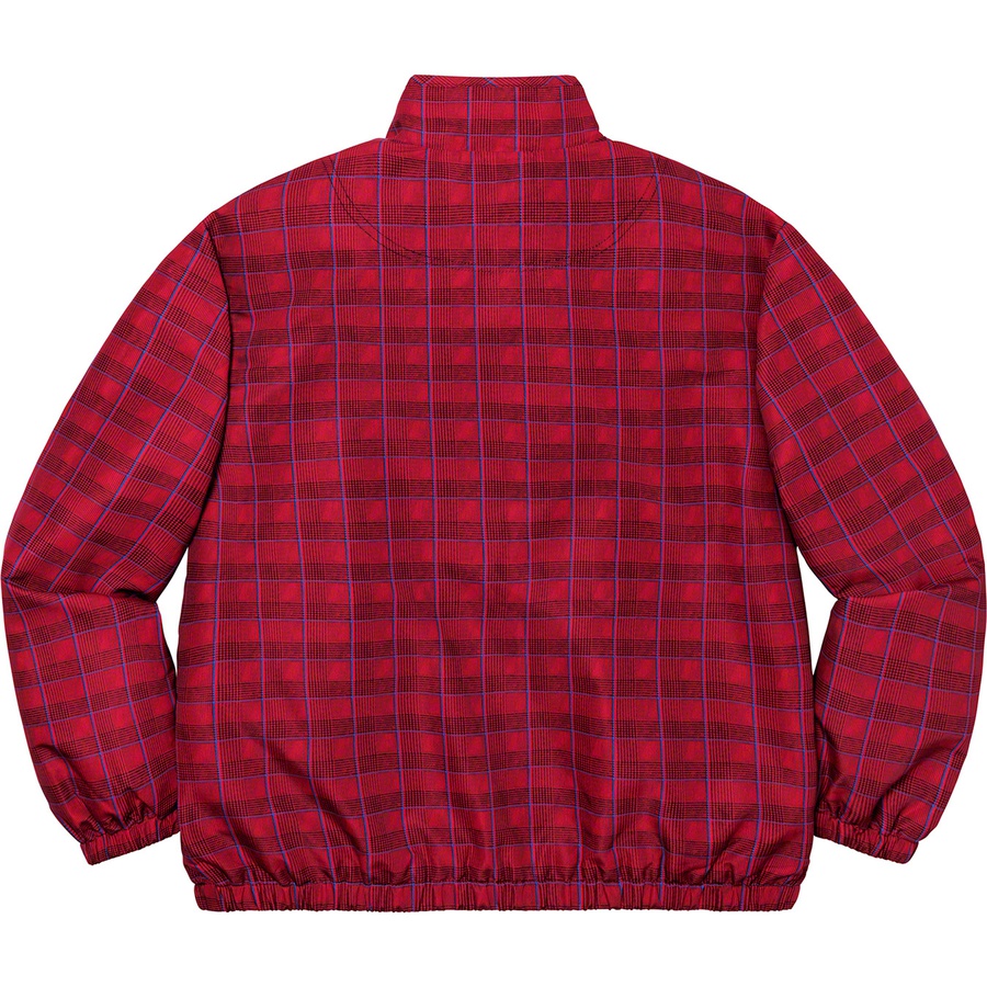 Details on Track Half Zip Pullover Red Glen Plaid from spring summer
                                                    2020 (Price is $138)