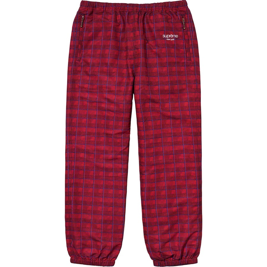 Details on Track Pant Red Glen Plaid from spring summer
                                                    2020 (Price is $128)