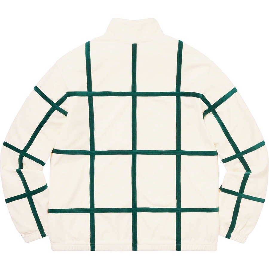 Details on Grid Taping Velour Jacket Off-White from spring summer
                                                    2020 (Price is $148)