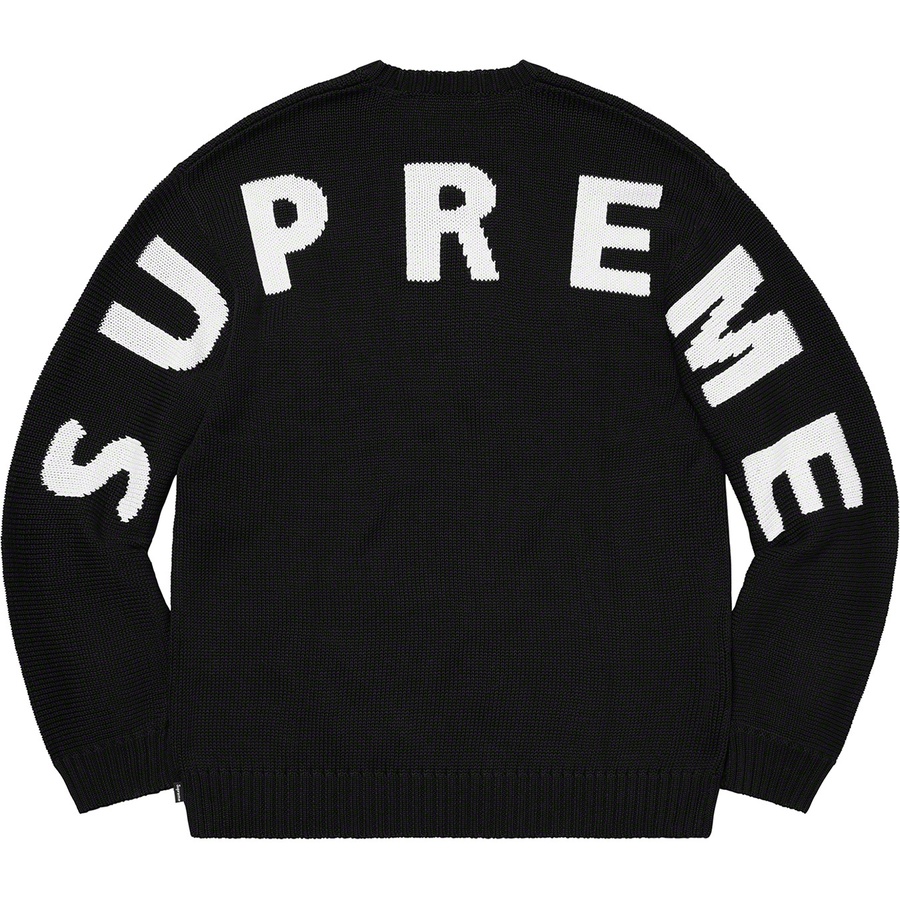 Details on Back Logo Sweater Black from spring summer
                                                    2020 (Price is $158)