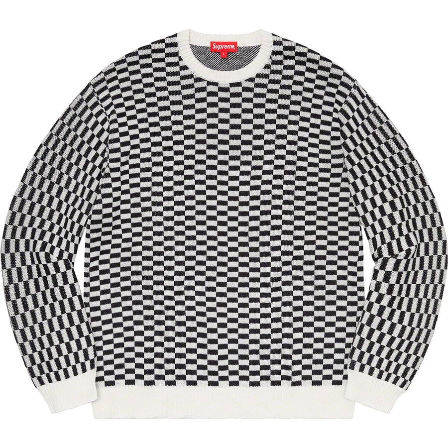 Details on Back Logo Sweater Checkerboard from spring summer
                                                    2020 (Price is $158)