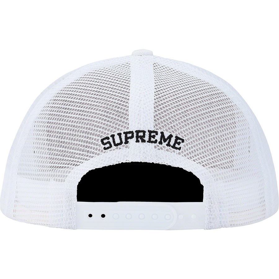 Details on Leopard Mesh Back 5-Panel White from spring summer
                                                    2020 (Price is $44)