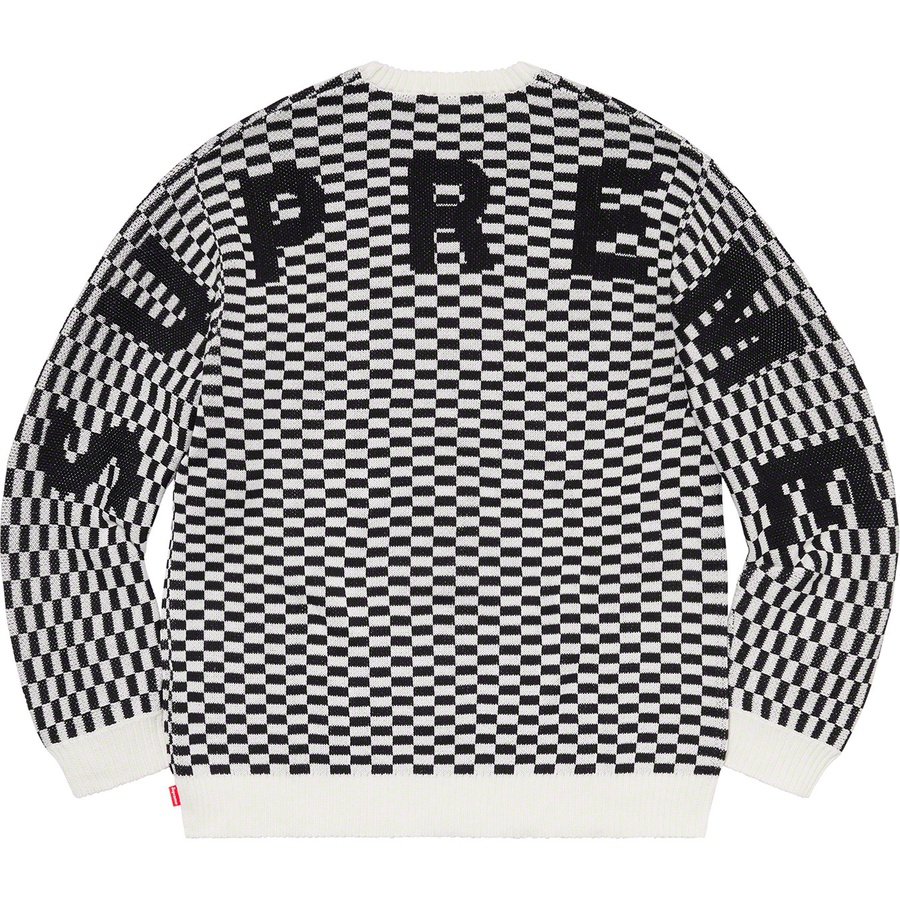 Details on Back Logo Sweater Checkerboard from spring summer
                                                    2020 (Price is $158)