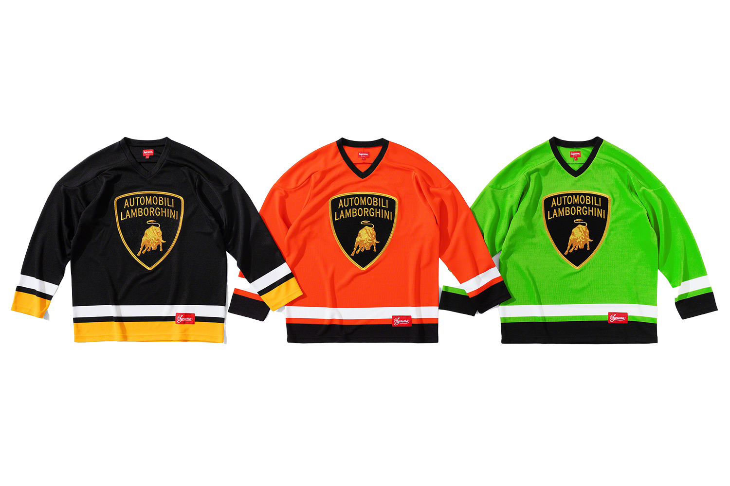 XL supreme lamborghini hockey jersey