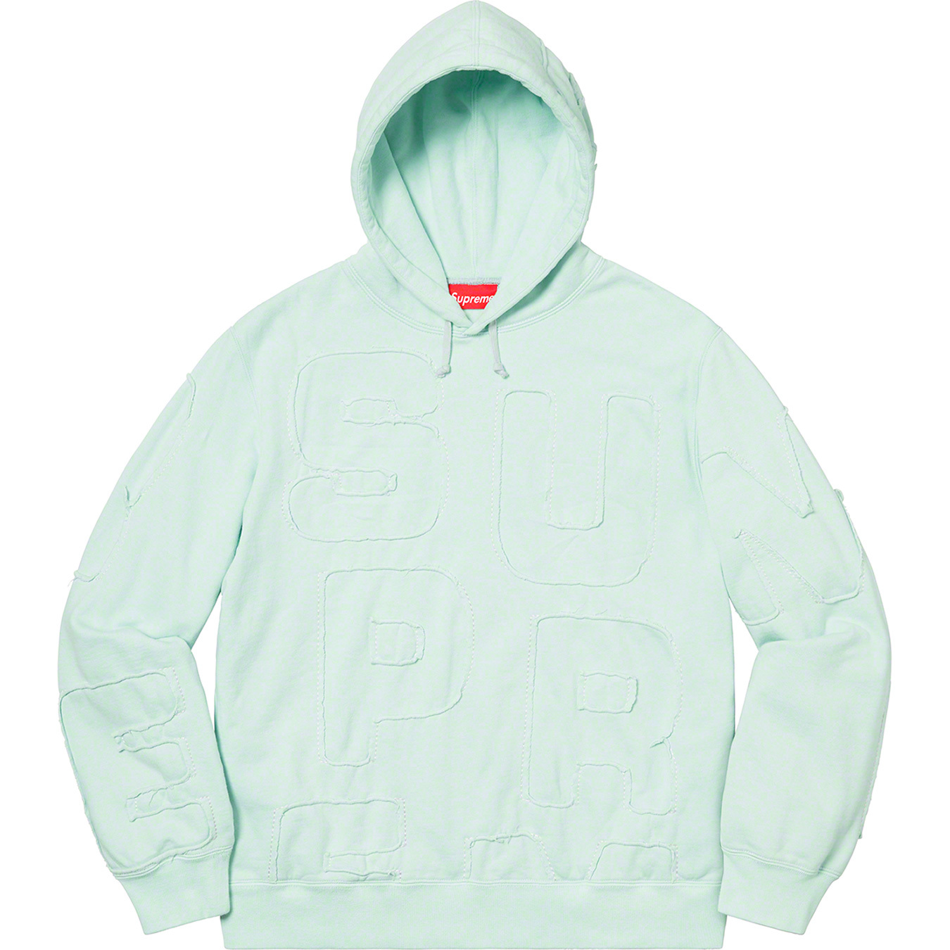 Cutout Letters Hooded Sweatshirt - spring summer 2020 - Supreme
