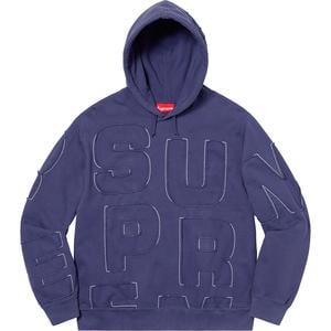 supreme letter hoodie