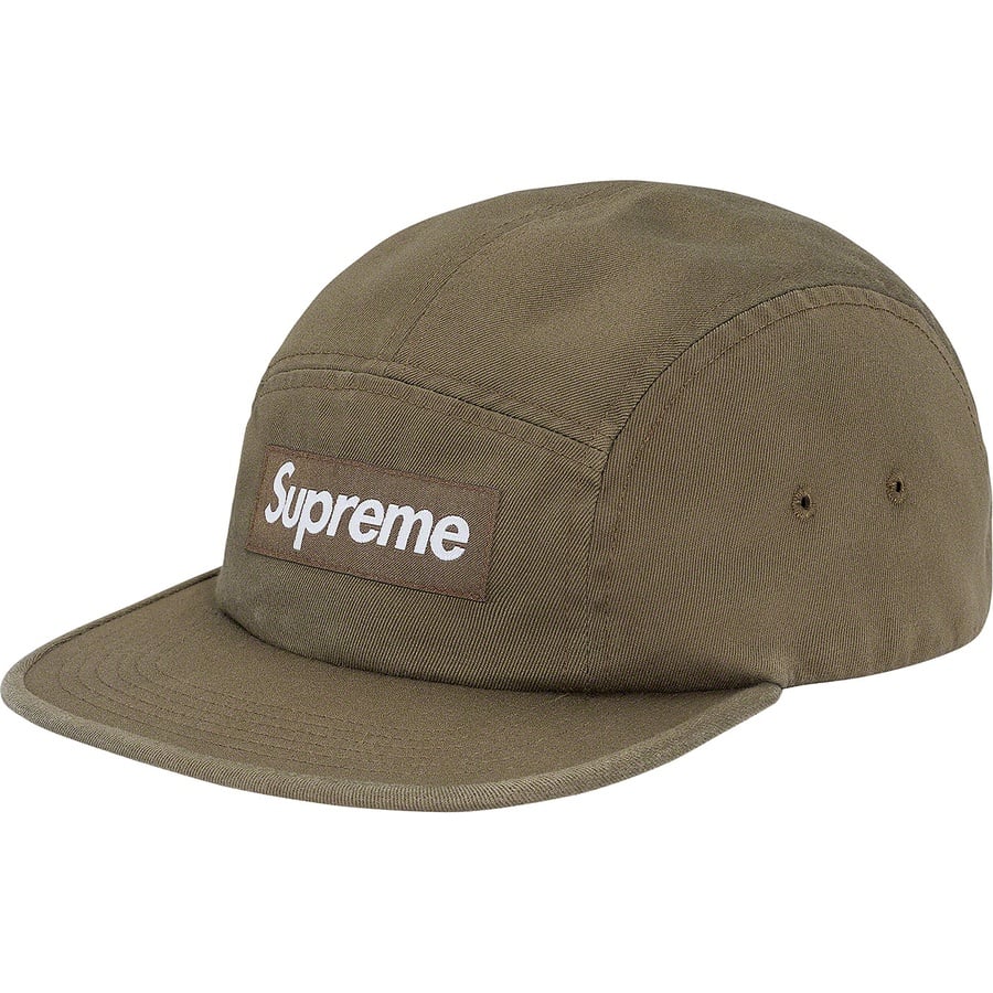Details on Washed Chino Twill Camp Cap Olive from spring summer
                                                    2020 (Price is $54)