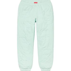 supreme cutout letters sweatpants