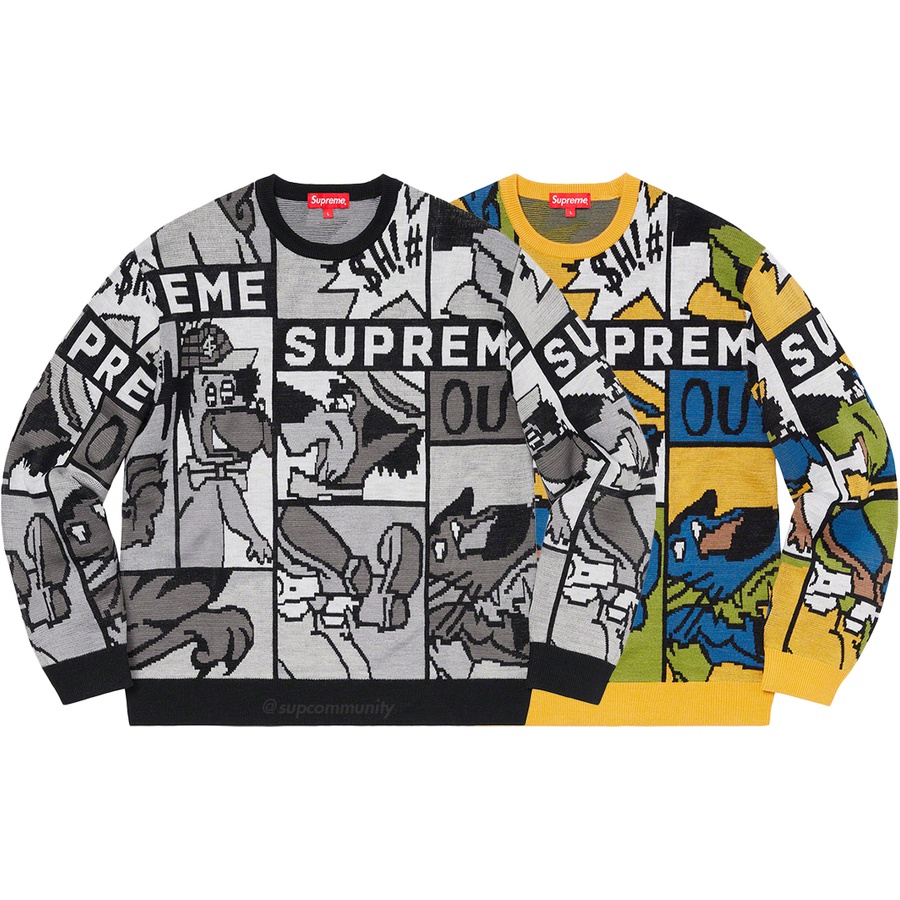 Supreme Cartoon Sweater XL