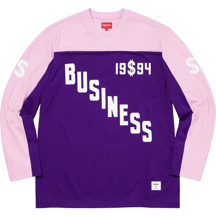 Details on Business Hockey Jersey Purple from spring summer
                                                    2020 (Price is $118)
