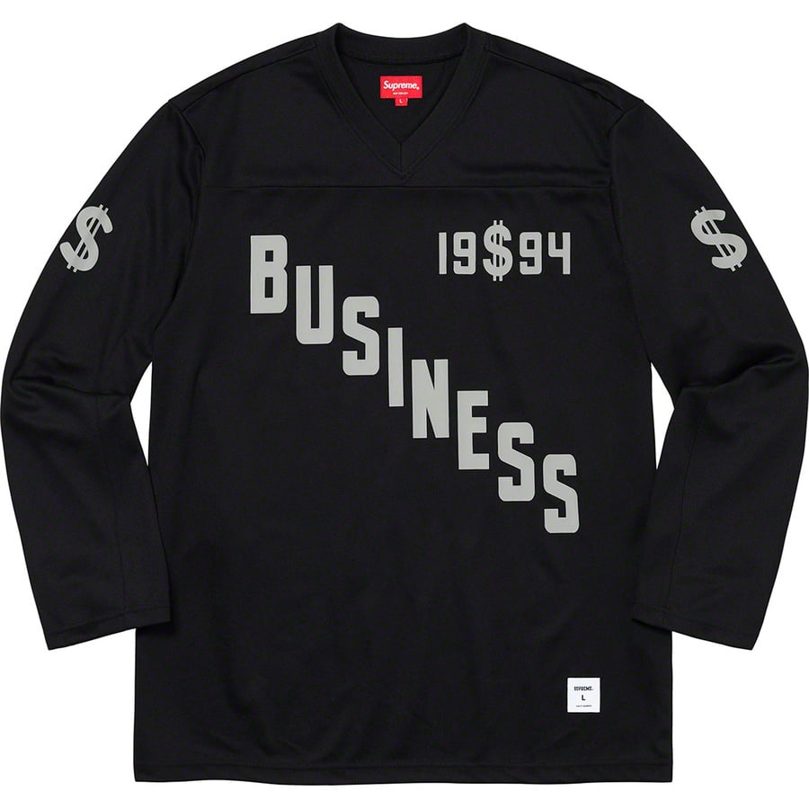 Details on Business Hockey Jersey Black from spring summer
                                                    2020 (Price is $118)