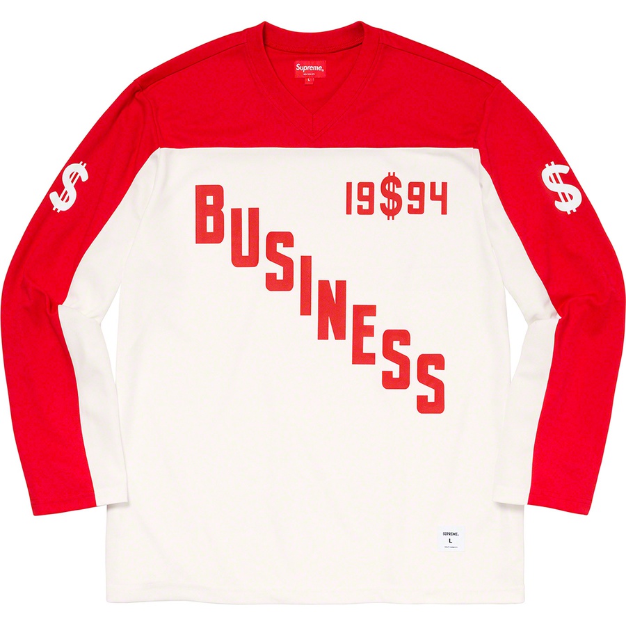 Details on Business Hockey Jersey White from spring summer
                                                    2020 (Price is $118)