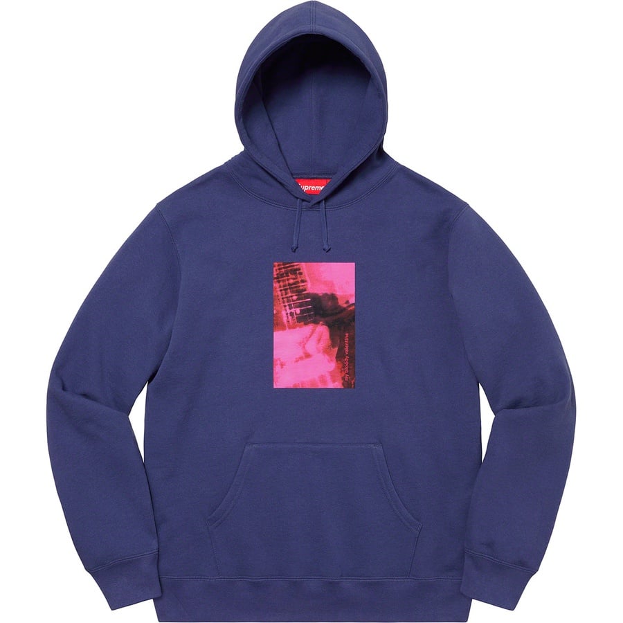 Details on My Bloody Valentine Supreme Hooded Sweatshirt Washed Navy from spring summer
                                                    2020 (Price is $168)
