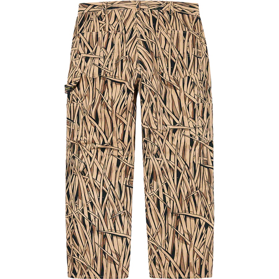 Details on Double Knee Painter Pant Marsh Camo from spring summer
                                                    2020 (Price is $148)