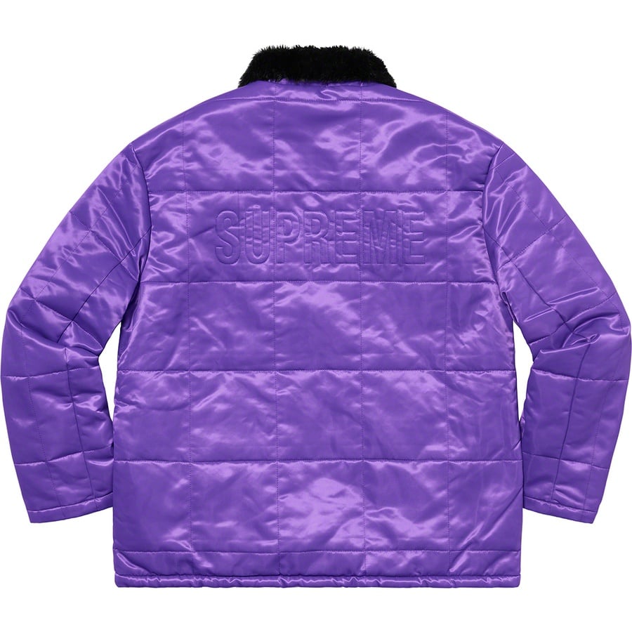 Details on Quilted Cordura Lined Jacket Purple from spring summer
                                                    2020 (Price is $218)
