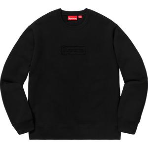 cutout logo crewneck