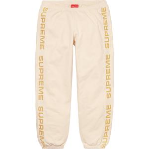 supreme metallic rib sweatpant