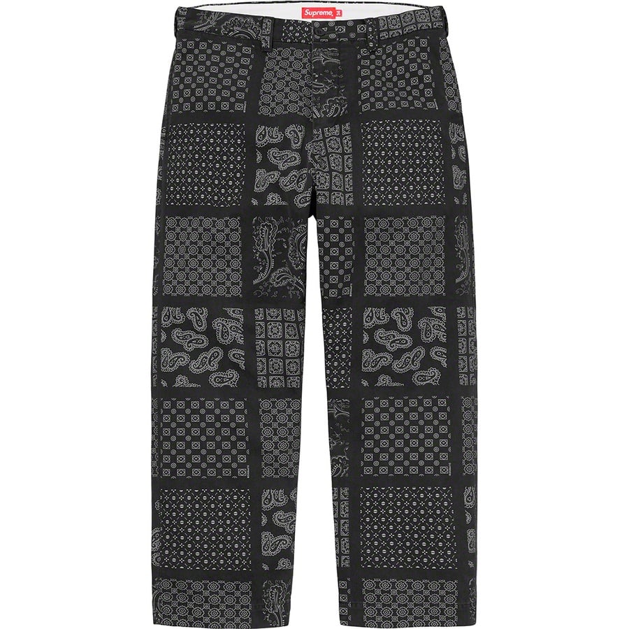 Details on Paisley Grid Chino Pant Black from spring summer
                                                    2020 (Price is $148)