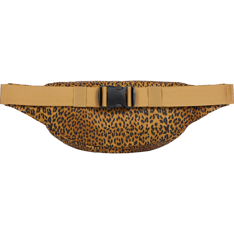 Details on Supreme Barbour Waxed Cotton Waist Bag Leopard from spring summer
                                                    2020 (Price is $98)