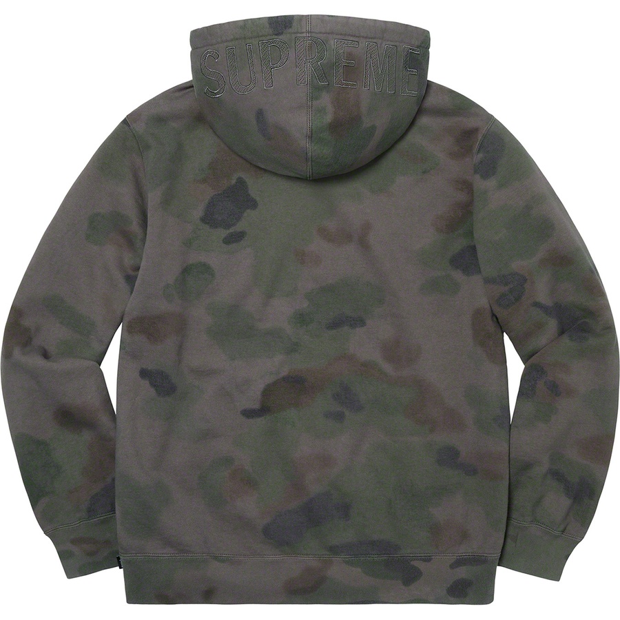 Details on Overdyed Hooded Sweatshirt Black Painted Camo from spring summer
                                                    2020 (Price is $148)